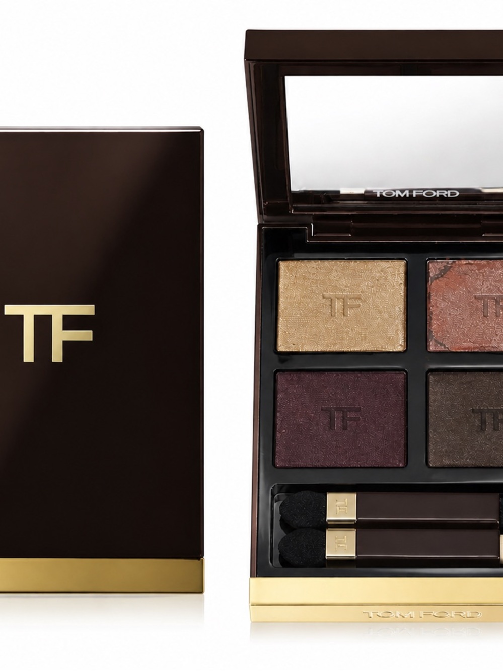 Tom Ford Eye Color Quad - Gold, Copper, Plum, Deep Brown